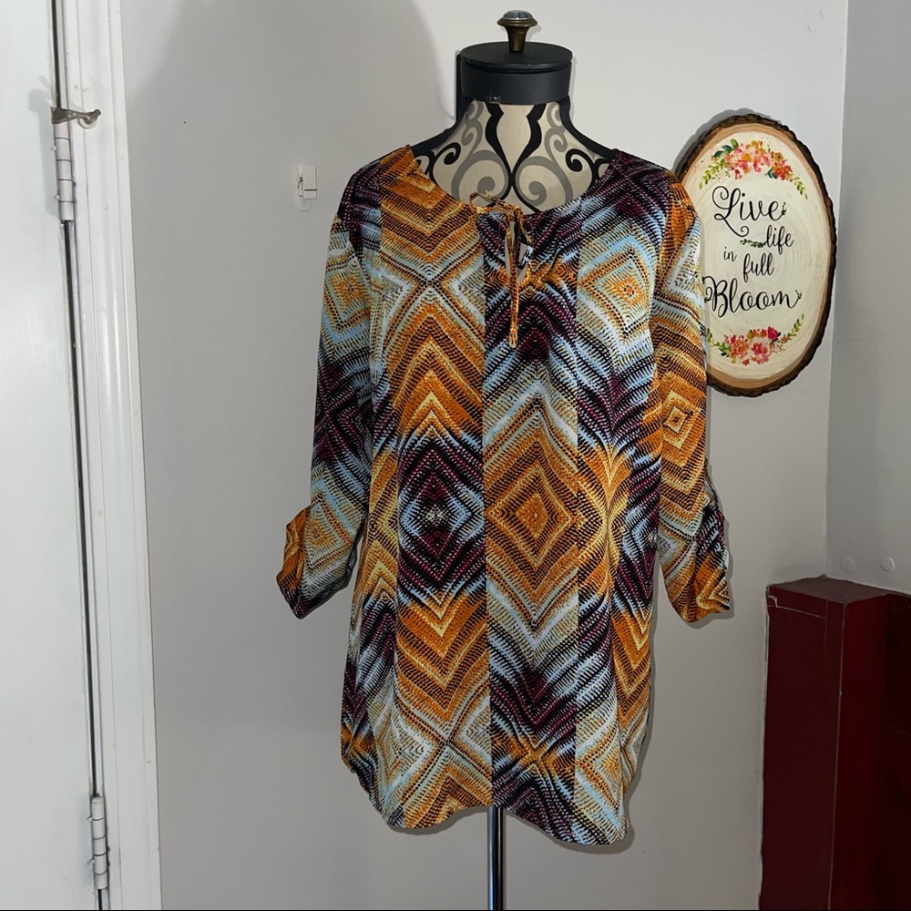 BKE Boutique Blouse - Silky Blouse